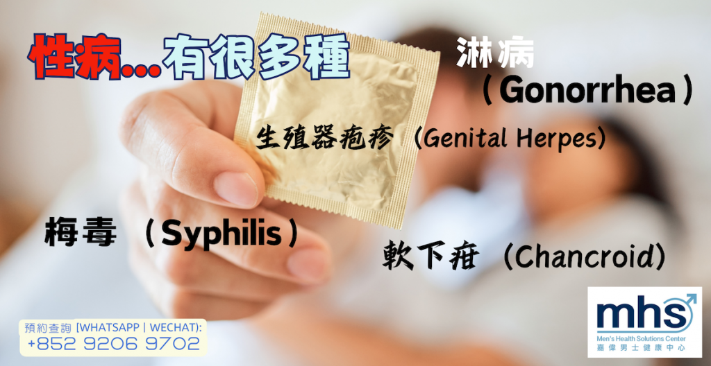 性病 / 透過性接觸 / 性傳染病包括 淋病、梅毒、生殖器疱疹、人類乳頭瘤病毒 HPV、滴蟲性陰道炎、愛滋病 HIV / AIDS....
